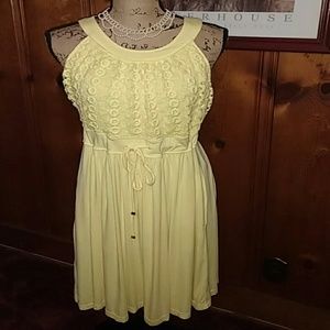Calvin Klein Canary Yellow Dress Size 12